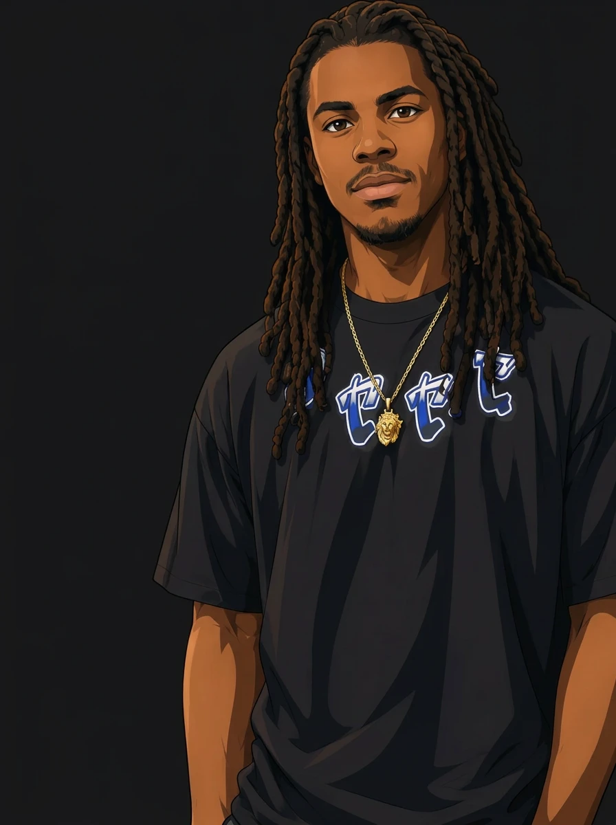 Cartoon portrait of Leon, owner of Over the Top Customs